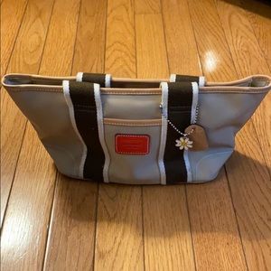 Authentic Tan Coach Purse For Sale
